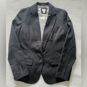 A New Day black one-button blazer - size 6
